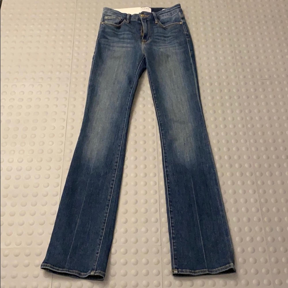 Frame Le Mini Boot Denim
